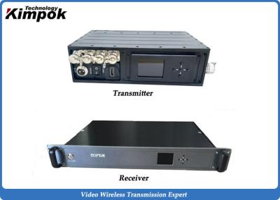 China UHF Non line of sight Long Range Video Transmitter Military COFDM Transmitter Encrypted for sale