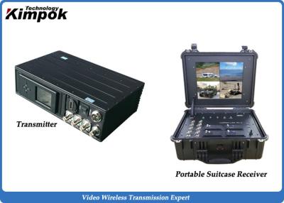 China Low Latency Wireless Data Transmitter and Receiver 200km UAV COFDM Video Sender UHF en venta