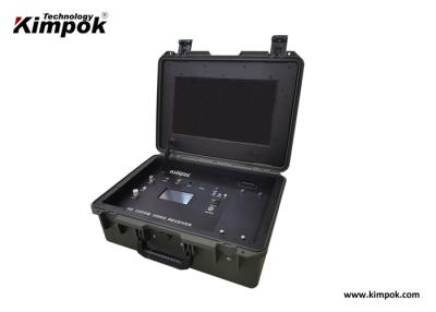 中国 UAV COFDM Video Receiver 1080P HD Wireless Video and Data Receiver Built-in Battery 販売のため