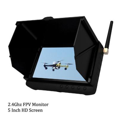 中国 5 インチ FPV のモニター 32 は UAV DVR の受信機 1.2Ghz/2.4Ghz/5.8Ghz を運びます 販売のため