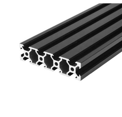 China 2020 3030 4040 5050 8080 Industrial Anodize T Slot Extruded Aluminum Alloy Frame Profile Aluminum Extrusion Industrial Profile for sale