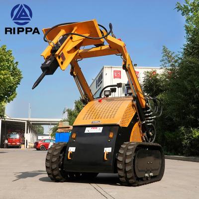 China Hotels China Earth-moving Machinery NDI 1 Ton Mini Skid Steer Loader for sale