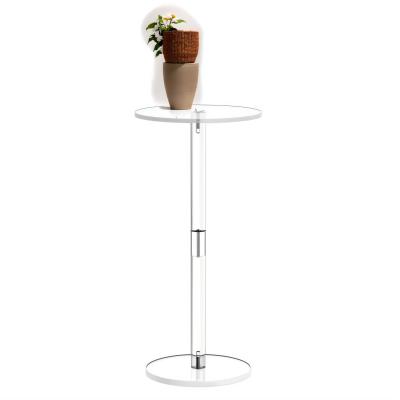 China Modern Custom Acrylic Furniture Acrylic Side Table Nesting Coffee Table 600x600mm for sale