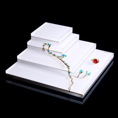 China Square Acrylic Display Rack Stand For Jewelry Earrings Bracelets Necklaces Pendants Cosmetic for sale