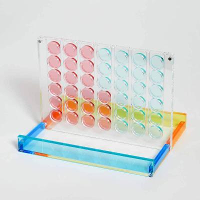 China Luxuriöses Funktionales Acryl-Spiel-Set Farbiges Plexiglas-Schachbrett zu verkaufen