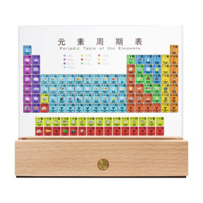 China Custom Acrylic Chemical Element Periodic Table Gift Set for Creative Science Learning and Birthday Gifts for Students for sale