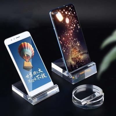 China Kundenspezifische klare Acryl-Telefonhalter Plexiglas-Menühalter Kartenhalter Großhandel Mehrzweck-Display-Lösungen zu verkaufen