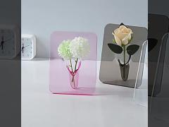 Popular Acrylic Frame Vase for Home Decor or Commercial  Gift