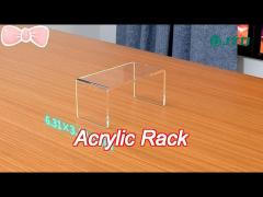 transparent acrylic display rack risers stand showcase for dessert jewelry dispaly