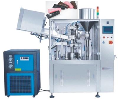 China 0.5 - 0.6Mpa plastic de Verrichtingsplc van Buis Vullende Machines Gemakkelijke Controle Met geringe geluidssterkte Te koop