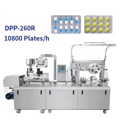 China Dpp - 250 Automatic Blister Packing Machine Flat Plate Capsule Pill Sealing Forming Strip for sale