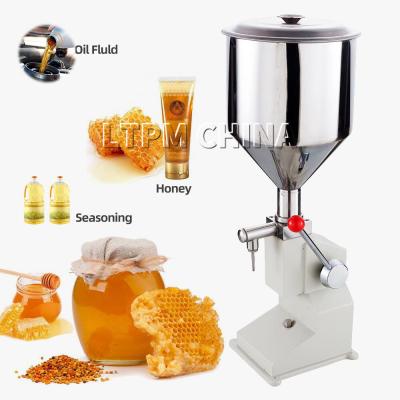 China Small Piston Manual Gel Aseptic Filling Machinery Peanut Butter Lip Gloss Paste Lotion Aerosol Liquid Bottle Filling Mac for sale