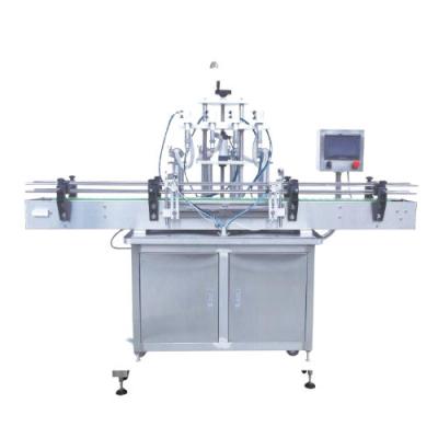 Chine 4 pneumatiques automatiques nourriture principale de Juice Liquid Filling Machine For de boisson alcoolisée de remplisseur de la bouteille à vendre