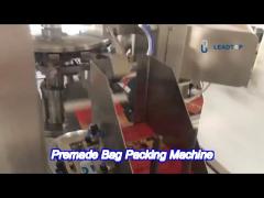 multifunction food premade bag packing machine 45pouches/min