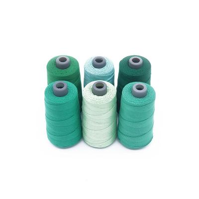 China High tenacity 20/3 multi color 100% polyester spun sewing thread China manufacturer for sale