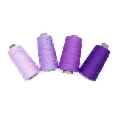 China Best Selling Cheap High Tenacity Price 20/3 100% Spun Spun Polyester Top Selling Item Violet Sewing Thread For Heavy Weight Fabric for sale