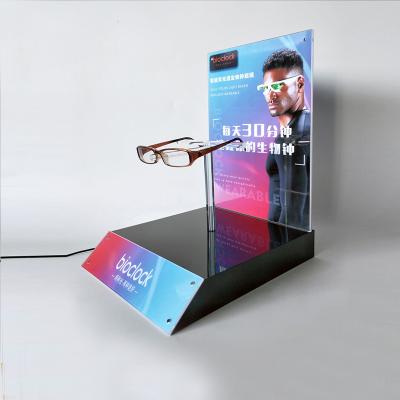 China Eco-friendly and superior quality Customs lead pmma plexiglass acrylic sleep eye mask eyewear sun glasses show counter smart sleep glass acrylic display stand for sale