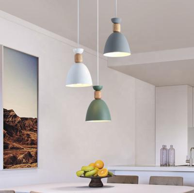 China Contemporary Nordic Macaron Led Pendant Light Macaron Pendant Light For Kitchen for sale