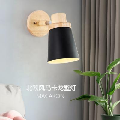 China Macaron Color Bedside Wall Lamps Contemporary Modern Indoor Modern for sale