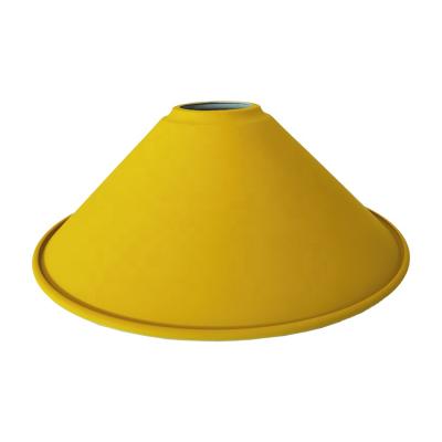 China Modern yellow iron lampshade frame led lampshade metal lampshades for sale