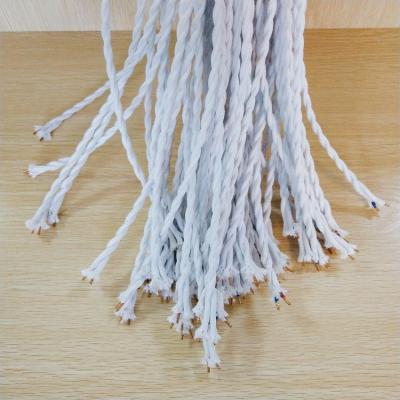 China All Lights Twisted Color Braided Electrical Wire 2 Core Edison Textile Fabric Cable Pendant Lamp Power Cord Cable for sale