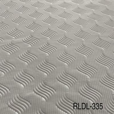 China Single Heavy 100% Polyester Pattern Anti-UV Knit Mattress Fabric for sale