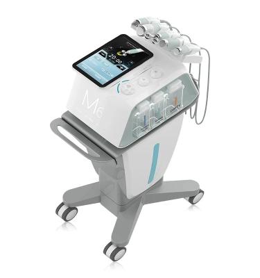 China Multifunctional Hydra Skin Ultrasound Pigment Removal Hydrofacials M6 RF Facial Beauty Machine For Salon for sale