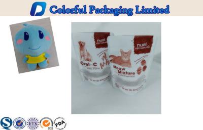 China Accept Custom Laminated Pet Food Packaging Stand Up With Zipper for sale