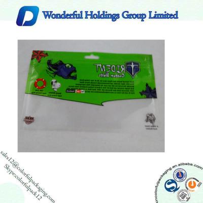 China Custom Printed Top Zipper Fishing Lure Packaging Aluminum Foil for sale