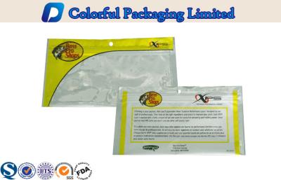 China Front Clear Window Glossy printing Fishing Lure Packaging Bags With Zip Lock for sale