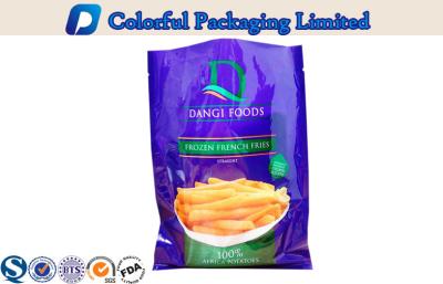 China Three Side Sealing food packaging pouches for Potato Chips / snack for sale