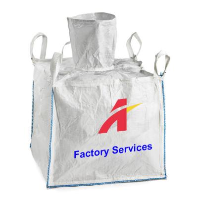 China Breathable 1 ton 1 ton 1000kg FIBC price big bag big capacity cargo storage bag for grain for sale