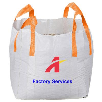 China Jumbo Ton Anti-Static Polypropylene Roll Woven Container 1000kg PP FIBC Bulk Bulk Bag for sale