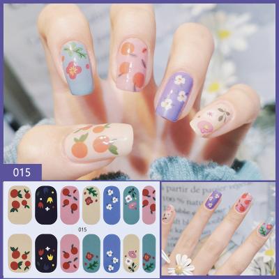 China Non-Toxic Nail Decor New Nail Wraps Art Stickers Decorations Easy To Apply And Remove Nail Sticker Set for sale