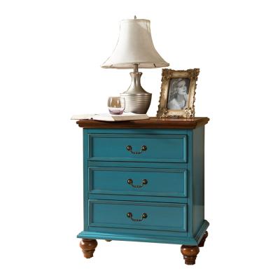 China Elegant Night Stand Table Wooden Side Cabinet With Drawers And Cabinet for sale