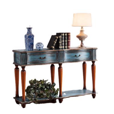 China Original Design Side Entry Brown Solid Wood And Wooden Kitchen Console Table Cabinets for sale