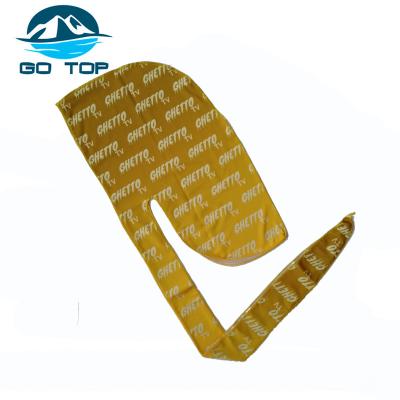 China Low Moq 360 Low Waves Designer Silky Polyester Durags Common Seller Hot Selling Custom Cartoon Durag for sale