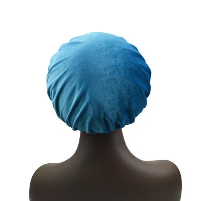 China breathable & waterproof breathable & Wholesale Printing Hood Night Sleep Hair Wrap Waterproof Hat for sale