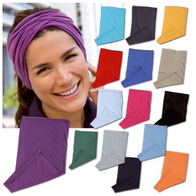 China Wholesale Popular High Quality Popular Running Neck Gathering Blank Face Bandana for sale