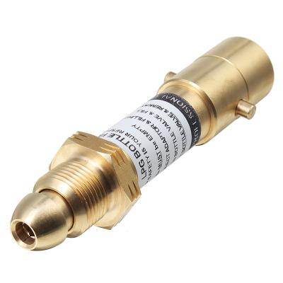 China LPG LPG BRASS PROPANE CALOR BOTTLE RECHARGE ADAPTER GAS AUTOGAS CARAVAN CAMPING BAYONET BYT2021 for sale