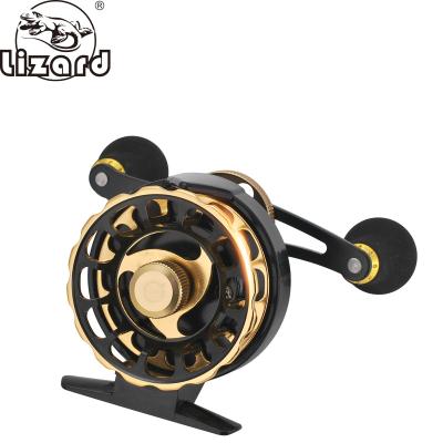 China Lizard Ice Fishing Reel 3.6 Gear Ratio 6+1 Metal Gold Reel Plastic Body Fishing Reel FN-2 for sale