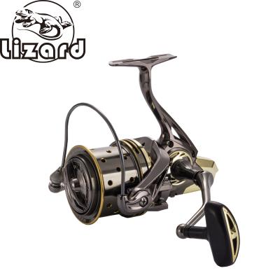 China Alloy Body LIZARD Surf Spinning Carp Fishing Reel 30kg Drag Power 10 + 1BB Stainless Steel Big Bearings Sea Fishing Reel for sale