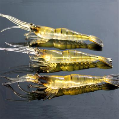 China 10pcs/Bag free shipping10cm Biomimetic Prawn Shrimp Soft Fishing Lure Baits SHRIMP for sale