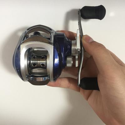 China Plastic + Metal STACO Fishing Reel 7.1 High Speed ​​17+1 Ratio Blue Coil Baitcasting Reel for sale