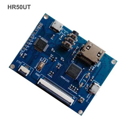 China HDMIT-TTL/RGB/LVDS adapter and 5V/2A USB power supply with PWM function HR50UT adjusted and contacts for sale