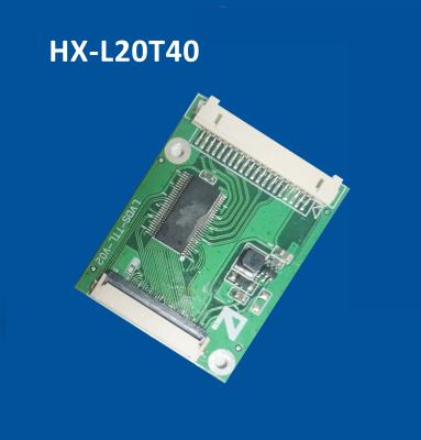 China HX-L20T40 LVDS to TTL Converter 20pin LVDS Bridge Board Array LE01A for TTL and LVDS Control Panel for sale