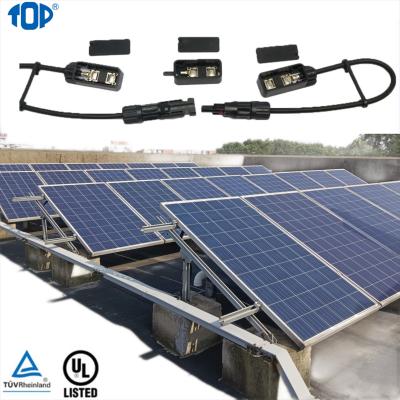 China PPO PV-JB070XY TOP Solar Panel Junction Box Electrical Photovoltaic BIPV Connector Split Junction Box for sale