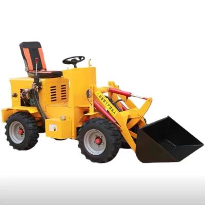 China Hotels China factory manufacturers household agricultural small loader 300 kg mini electric wheel loader price is cheap for sale