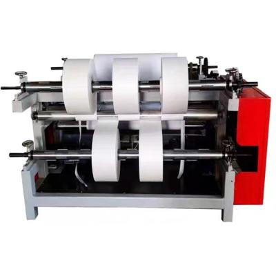 China Hotels Giant leather non-woven slitting machine Rewinding machine Hot kraft paper tape slitting and rewinding machine for sale