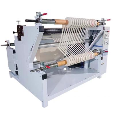 China Hotels Professional manufacturers Paper slitting machine Rewinder Roll lamination slitting custom cylinder 150m/min 1000mm for sale